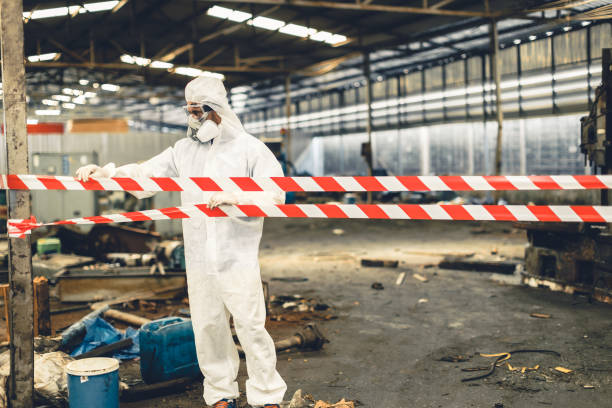Professional Biohazard technician working in Rockville, MD